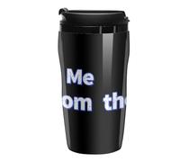 Trust Me I Am from The 80s - Taza de café reutilizable con aislamiento térmico para viaje, botella de agua con tapa, 350 ml