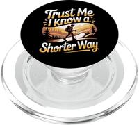 Trust Me I Know A Shorter Way Hiker Trail Vibes - PopSockets PopGrip para MagSafe