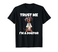 Trust Me I'm A Doctor Dogtor Fun Dog Lover Dr. Medical Camiseta