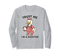 Trust Me I'm a Ducktor Funny Female Duck Nurse Quack Doctor Manga Larga