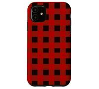 Trust Me I'm a Lumberjack Red Checked Pattern Design Graphic Carcasa para iPhone 11