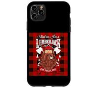 Trust Me I'm a Lumberjack Red Checked Pattern Design Graphic Carcasa para iPhone 11 Pro MAX