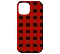 Trust Me I'm a Lumberjack Red Checked Pattern Design Graphic Carcasa para iPhone 12 Mini