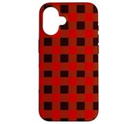 Trust Me I'm a Lumberjack Red Checked Pattern Design Graphic Carcasa para iPhone 16