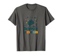 Trust Me I'm A Science Teacher Tabla periódica Humor Camiseta, Hombre, Asfalto, XL