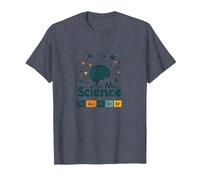 Trust Me I'm A Science Teacher Tabla periódica Humor Camiseta, Hombre, Azul Jaspeado, XXL