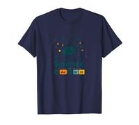 Trust Me I'm A Science Teacher Tabla periódica Humor Camiseta, Hombre, Azul Marino, 5XL