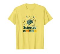 Trust Me I'm A Science Teacher Tabla periódica Humor Camiseta, Hombre, Limón, XXL