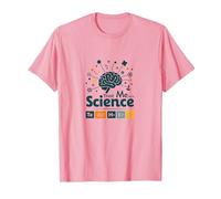Trust Me I'm A Science Teacher Tabla periódica Humor Camiseta, Hombre, Rosado, S