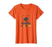 Trust Me I'm A Science Teacher Tabla periódica Humor Camiseta, Mujer, Naranja, S