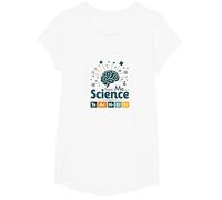 Trust Me I'm A Science Teacher Tabla periódica Humor Camiseta, Niñas, Blanco, Pequeña