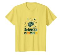 Trust Me I'm A Science Teacher Tabla periódica Humor Camiseta, Niños, Limón, 12 años