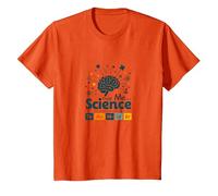 Trust Me I'm A Science Teacher Tabla periódica Humor Camiseta, Niños, Naranja, 4 años