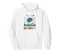 Trust Me I'm A Science Teacher Tabla periódica Humor Sudadera con Capucha, Unisex para Adultos, Blanco, XL