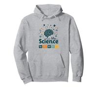 Trust Me I'm A Science Teacher Tabla periódica Humor Sudadera con Capucha, Unisex para Adultos, Gris Jaspeado, L
