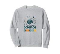 Trust Me I'm A Science Teacher Tabla periódica Humor Sudadera, Unisex para Adultos, Gris Jaspeado, S