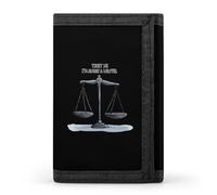 Trust Me I'm Almost A Lawyer - Cartera triple con ranuras para tarjetas, cartera para hombres y mujeres