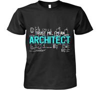 Trust Me I'm an Architect Architecture Students Mens T-Shirt Unisex Black tee