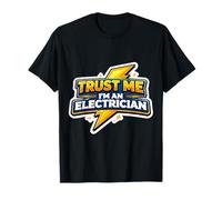 Trust Me I'm An Electrician Funny Bolt Cita Rayo Broma Camiseta