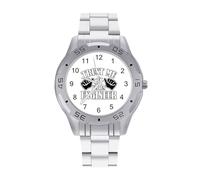 Trust Me I'm an Engineer - Reloj analógico de cuarzo para hombre, correa de acero inoxidable, reloj de pulsera de negocios