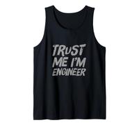 Trust Me I'm Engineer Mensajes de Texto Divertidos Citas Divertidas de Humor Camiseta sin Mangas