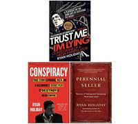 Trust Me I'm Lying, Conspiracy, Perennial Seller By Ryan Holiday Collection 3 Books Set
