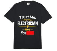 Trust Me I'm The Electrician Not You Comfort Colors Adult Heavyweight T-Shirt