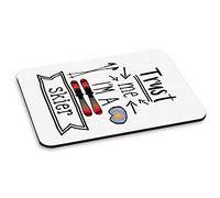 Trust Me I'm Un Esquiador Alfombra Ratón Ordenador PC