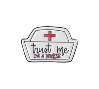 Trust MeE, I'm a Nurse, Medical Pins, Doctors Nurse Brooch, Funny Title Novelty Badge Pin for Healthcare Women Men Boys Girls for Hat Backpack Women Men Boys Girls for Hat Backpack Bag Cloth, Refer to