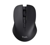 Trust Mydo Ratón Inalámbrico Silencioso, 82% de Plástico Reciclado, 1000-1800 dpi, Microrreceptor USB, RF 2.4GHz, para Diestros y Zurdos, Mouse para Ordenador, Portátil, Mac - Negro