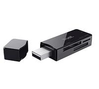 Trust Nanga Lector de Tarjetas SD/Micro SD, 5 Gbps, Adaptador USB 3.2 | Compatible con Tarjetas de Memoria SD, M2 y microSD para PC, Computadora Portátil, Windows, MacOS