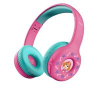 Trust Nouna Auriculares Inalambricos Bluetooth Patrulla Canina para Niños 4-10 Años, Límite de Volumen (85dB), Cascos Plegables con Micrófono y Adhesivos, Batería de 15h, Headset Paw Patrol, Rosado