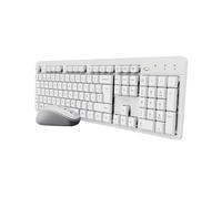 Trust ODY II Pack Teclado y Ratón Inalámbrico QWERTY Español, Blanco