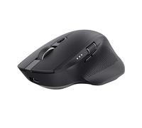 Trust Ozaa+ Ratón Inalámbrico Multidispositivo Bluetooth + 2.4GHz, Mouse Silencioso con Rueda de Desplazamiento Lateral, Ratón Bluetooth Recargable PC Ordenador Portátil Windows Mac - Negro
