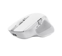 Trust Ozaa+ Ratón Inalámbrico Multidispositivo Bluetooth + 2.4GHz, Mouse Silencioso con Rueda de Desplazamiento Lateral, Ratón Bluetooth Recargable PC Ordenador Portátil Windows Mac - Blanco