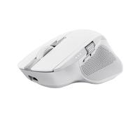 Trust Ozaa+ Ratón Inalámbrico Multidispositivo Bluetooth + 2.4GHz, Mouse Silencioso con Rueda de Desplazamiento Lateral, Ratón Bluetooth Recargable PC Ordenador Portátil Windows Mac - Blanco