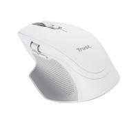 Ratón Inalámbrico por Bluetooth Trust Ozaa+/ Batería recargable/ Hasta 3200 DPI/ Blanco