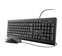Trust TKM-250 teclado Ratón incluido Universal USB Español Negro