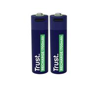 Trust Pilas Recargables AA con Puerto USB-C Integrado, Paquete de 2