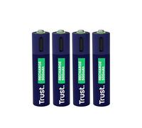Pila recargable Trust 25671 AAA 500mAh USB-C LED 1h 4 unidades NiMH