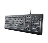 Trust primo beleuchtete teclado hogar / oficina usb qwerty español ne