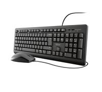 Trust primo teclado ratón incluido usb portugués negro