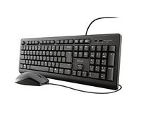 Trust Primo Teclado USB QWERTY Inglés de EE. UU. Negro Primo, Estándar, USB, Interruptor de Membrana, QWERTY, Negro, Ratón Incluido