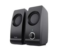 Trust Remo 2.0 Set de Altavoces, Jack 3.5 mm, 16 W, Negro | 50-20000 Hz Respuesta Frecuente, Sistema de Altavoces Alámbrico USB para PC, Ordenador, Portátil, Oficina