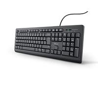 Trust Taro Teclado QWERTY Español, Conexión USB, Negro