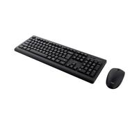 Trust Teclado y Ratón Inalámbrico Primo Negro Monocromo Inglés EEUU QWERTY US