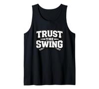 Trust The Swing Golf Buddies Citas de Golf Vibe Golfers Camiseta sin Mangas