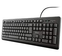 Trust tk-150 teclado usb qwerty español negro