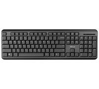 TRUST TK-350 Teclado Inalámbrico, Negro, Distribución UK, Alcance 10m