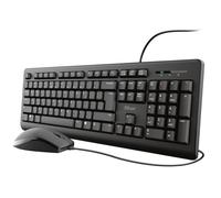 Trust TKM-250 teclado Ratón incluido Universal USB Español Negro